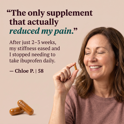 Move More Comfortably with Curcumin + Boswellia